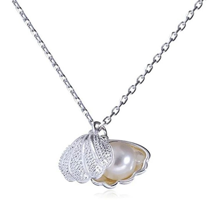 Silver Shell Necklace