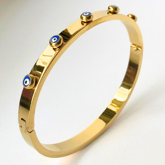 Evil eyes 18k Gold Plated Bracelet