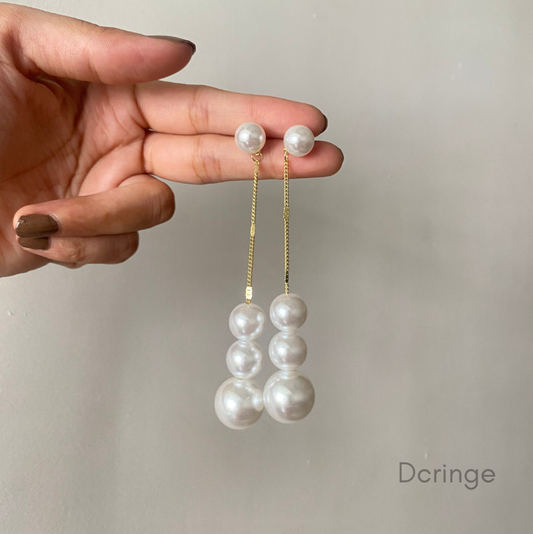 Only Pearls Design Long Earring