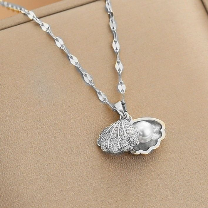 Silver Shell Necklace