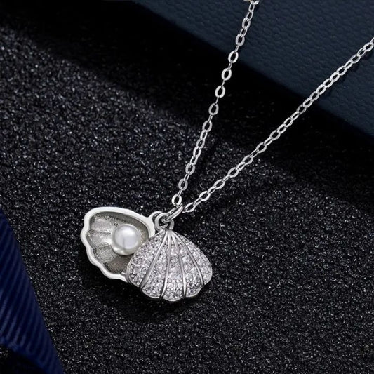 Silver Shell Necklace