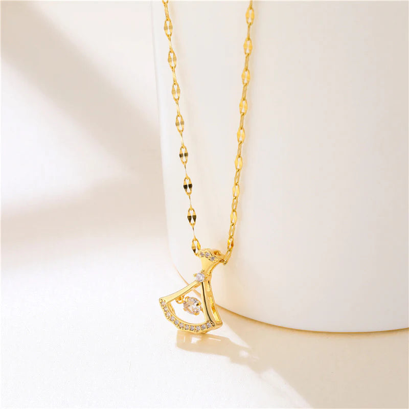 Hollow Gold Necklace