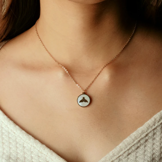 Dolphin Rose Gold Necklace