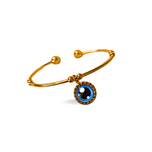 Blue Eye Gold Plated Bracelet