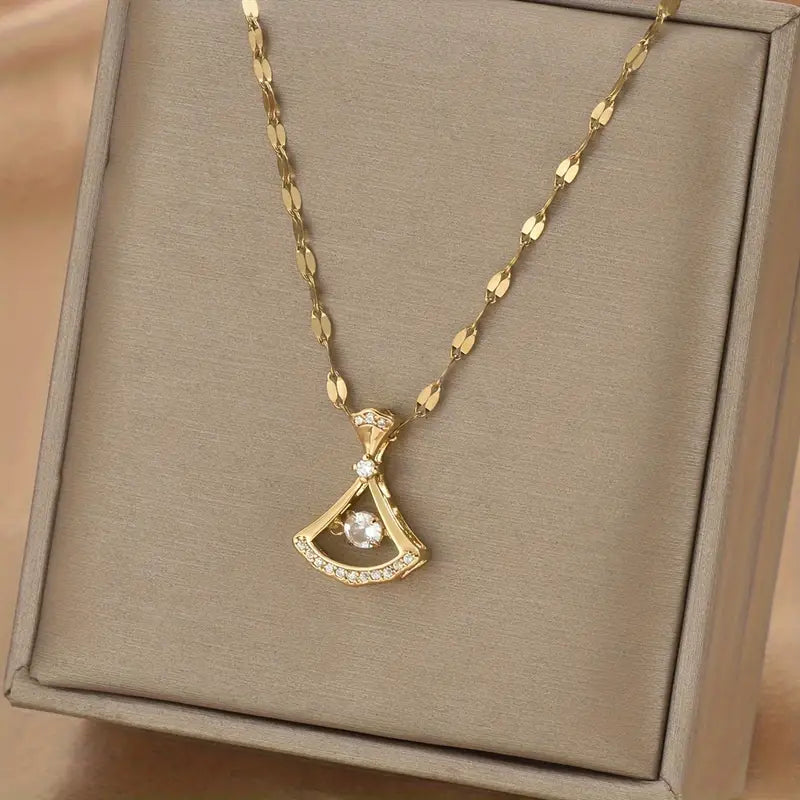 Hollow Gold Necklace