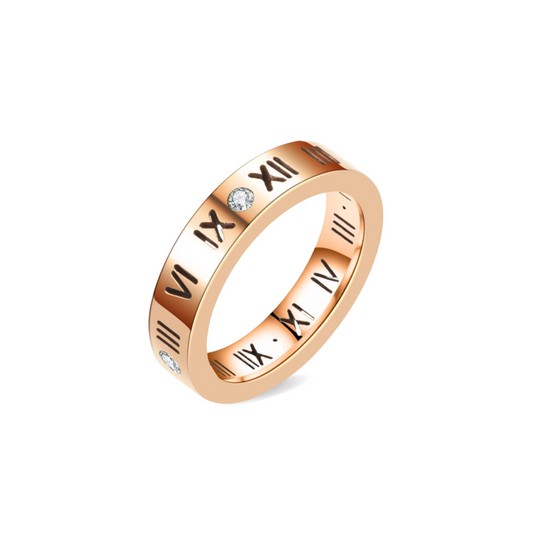 Eternal Roman Rose Gold Ring