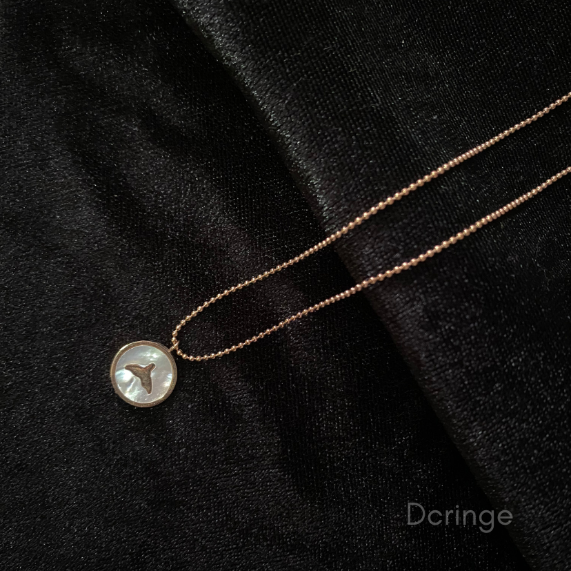 Dolphin Rose Gold Necklace